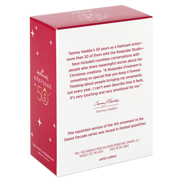 Hallmark Sweet Decade 2023 Special Edition Ornament - Image 4