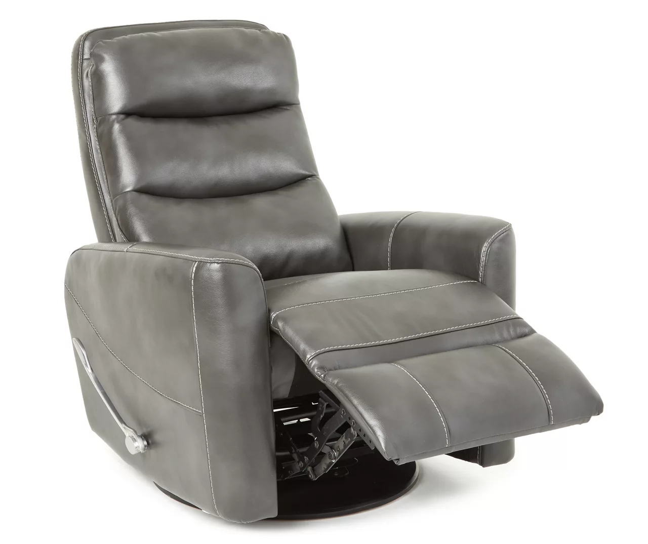 Real Living Bolero Faux Leather Swivel Glider Recliner - Image 2