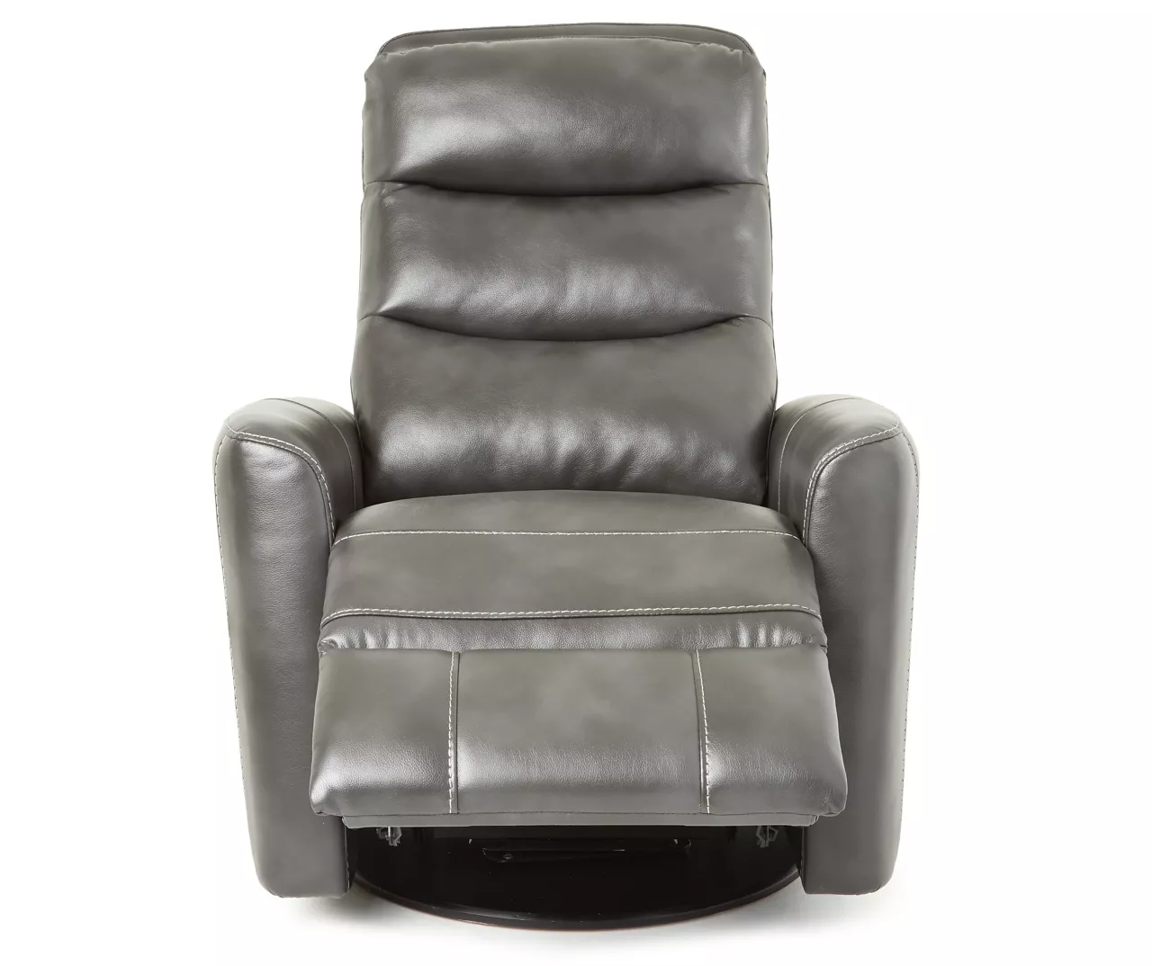 Real Living Bolero Faux Leather Swivel Glider Recliner - Image 6