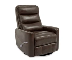 Real Living Bolero Faux Leather Swivel Glider Recliner
