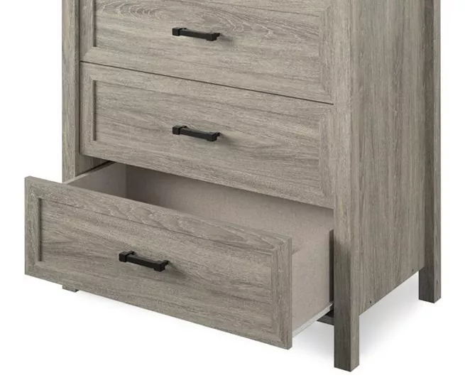 Silverton Oak 5-Drawer Dresser - Image 3