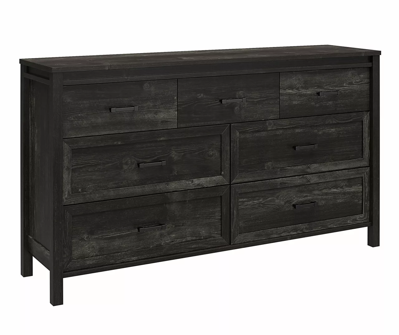 Silverton Black Oak 7-Drawer Dresser