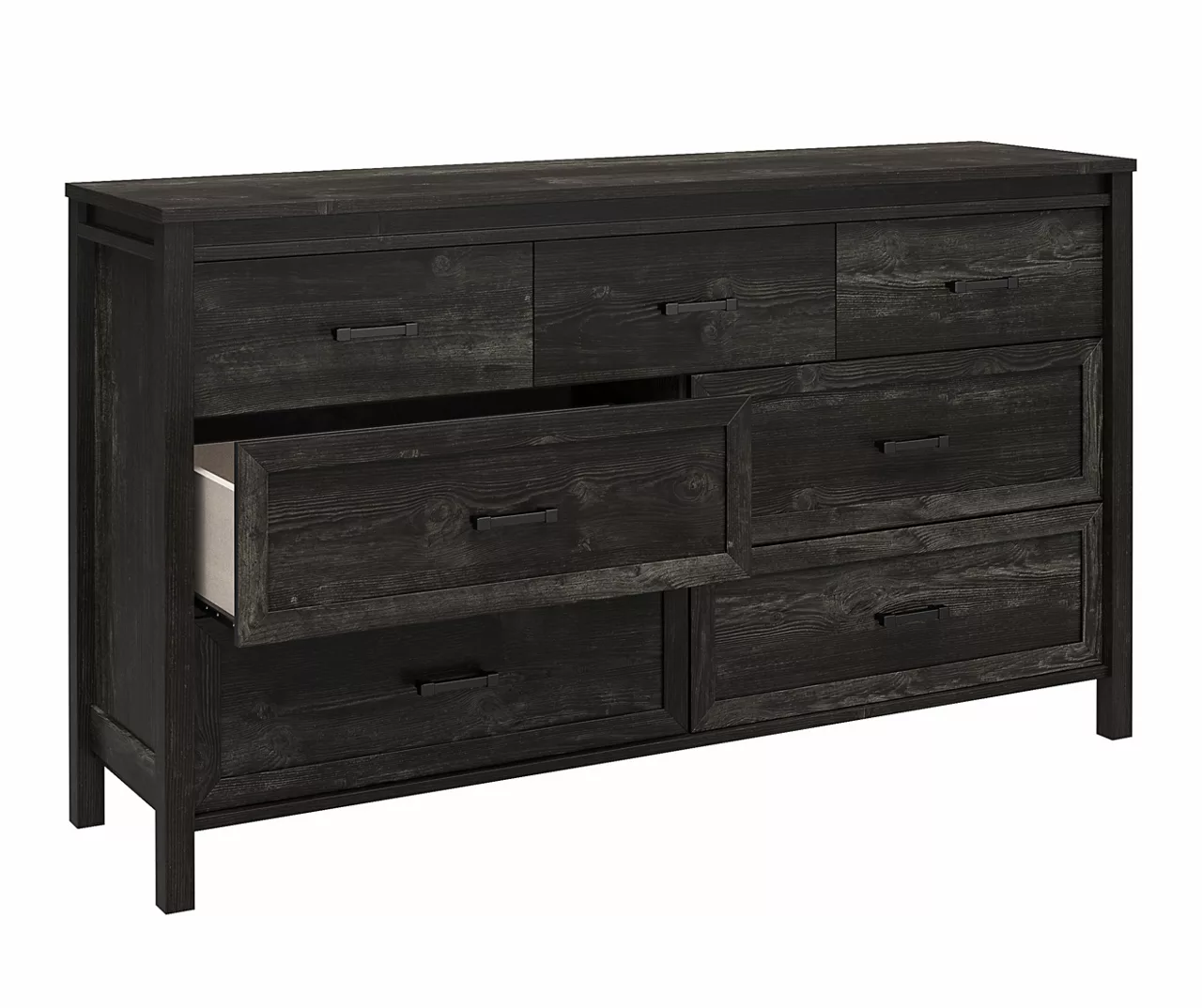 Silverton Black Oak 7-Drawer Dresser - Image 4