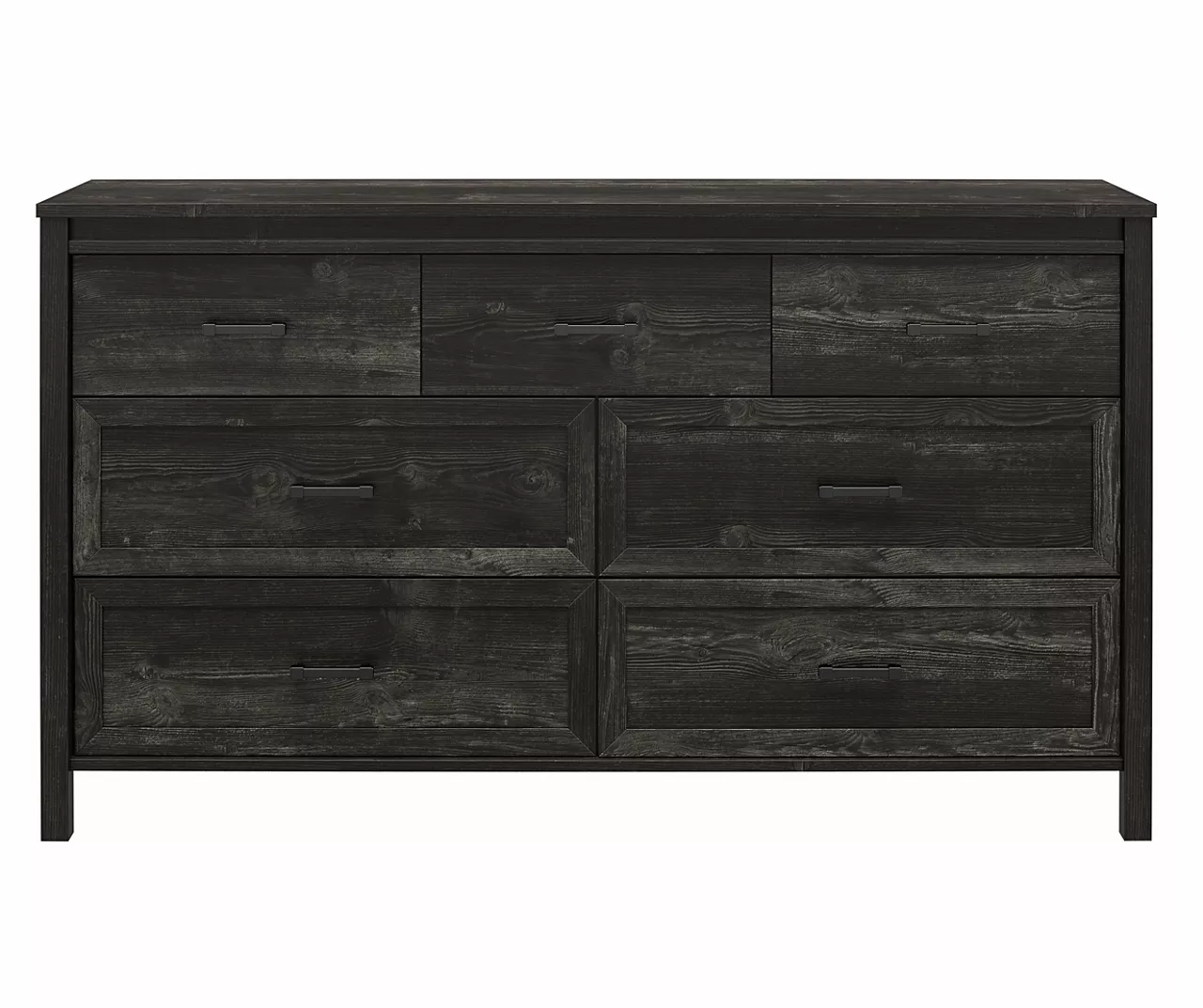 Silverton Black Oak 7-Drawer Dresser - Image 5