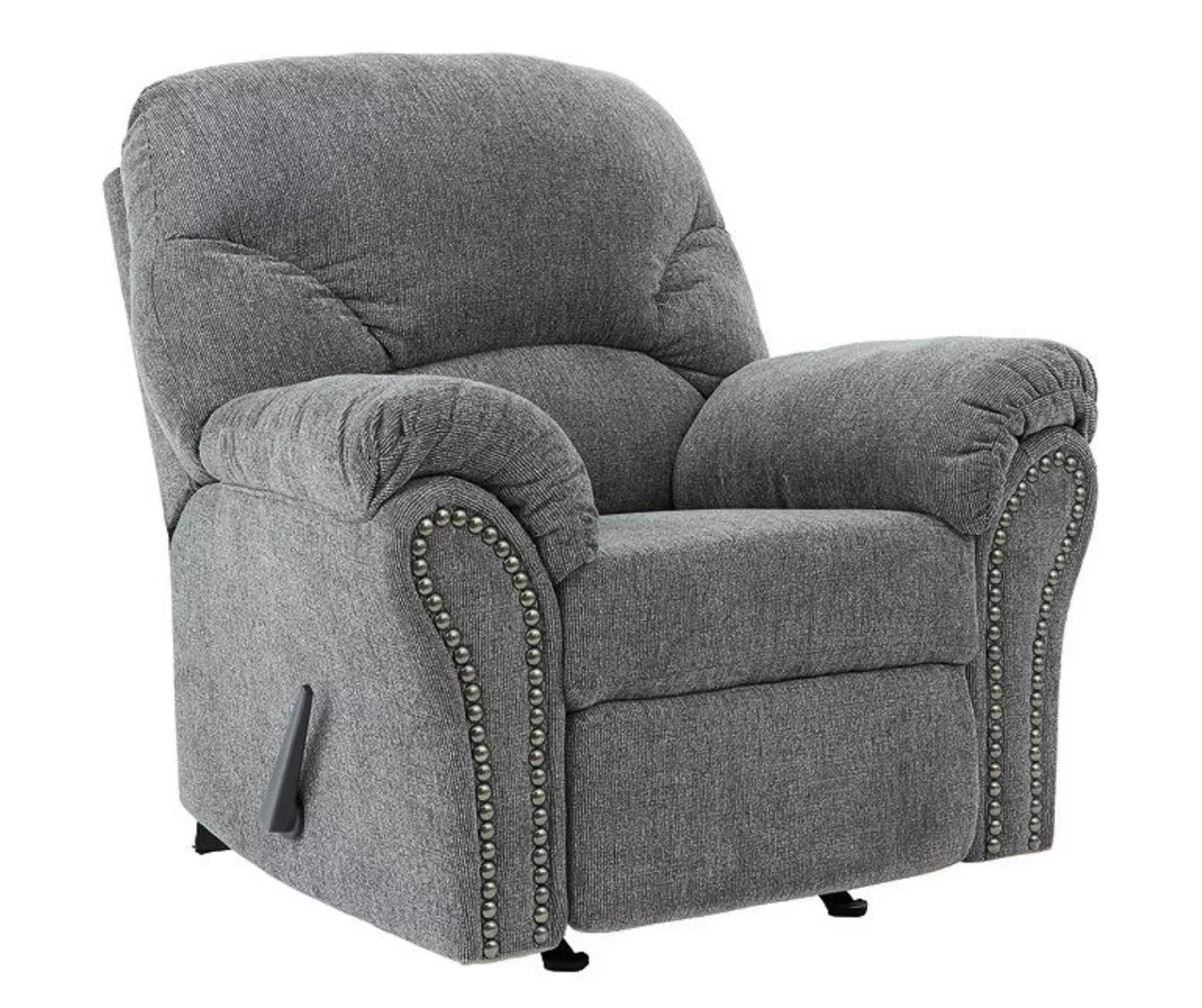 Allmaxx Gray Rocker Recliner - Image 5