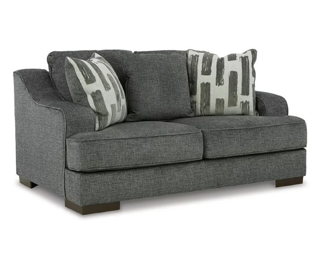 Lessinger Gray Loveseat - Image 2