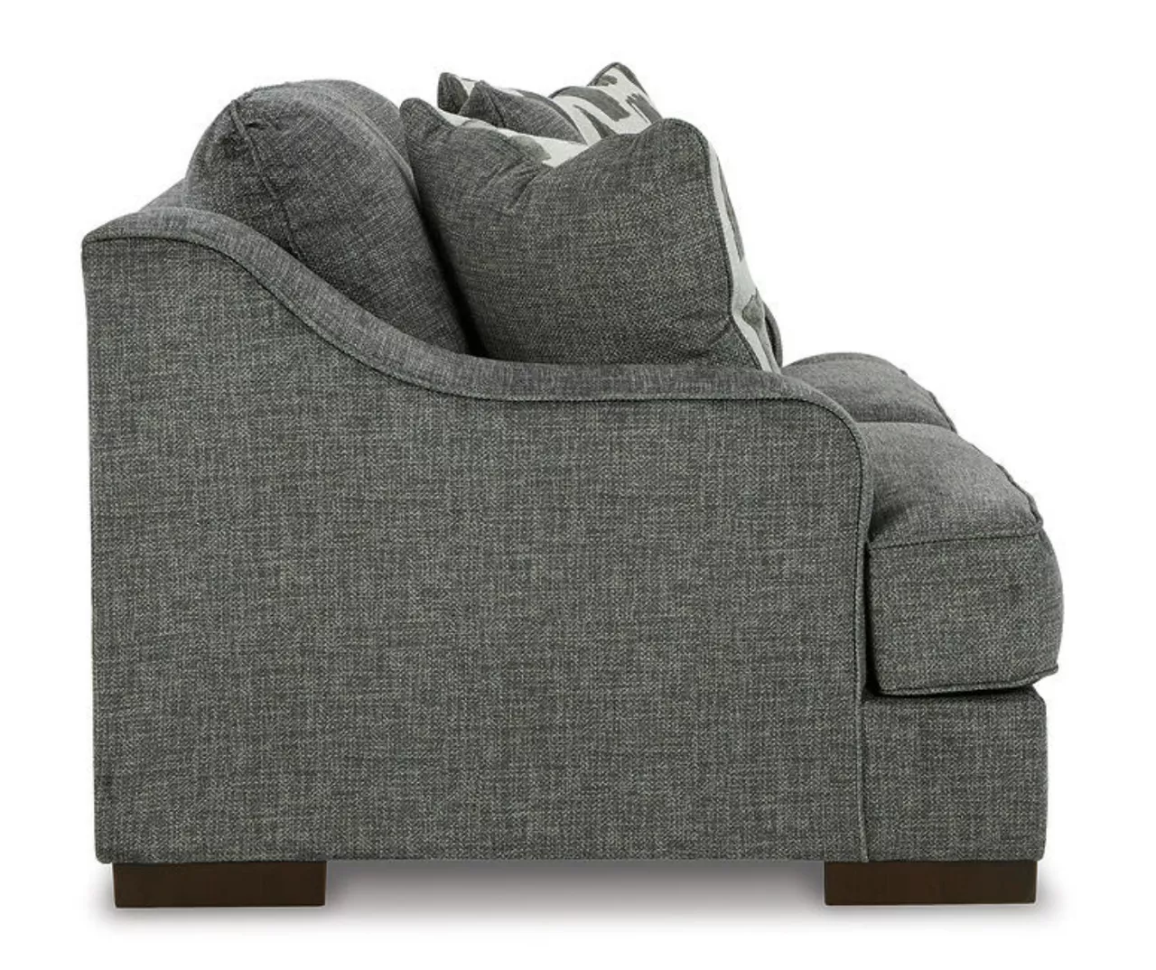 Lessinger Gray Loveseat - Image 4