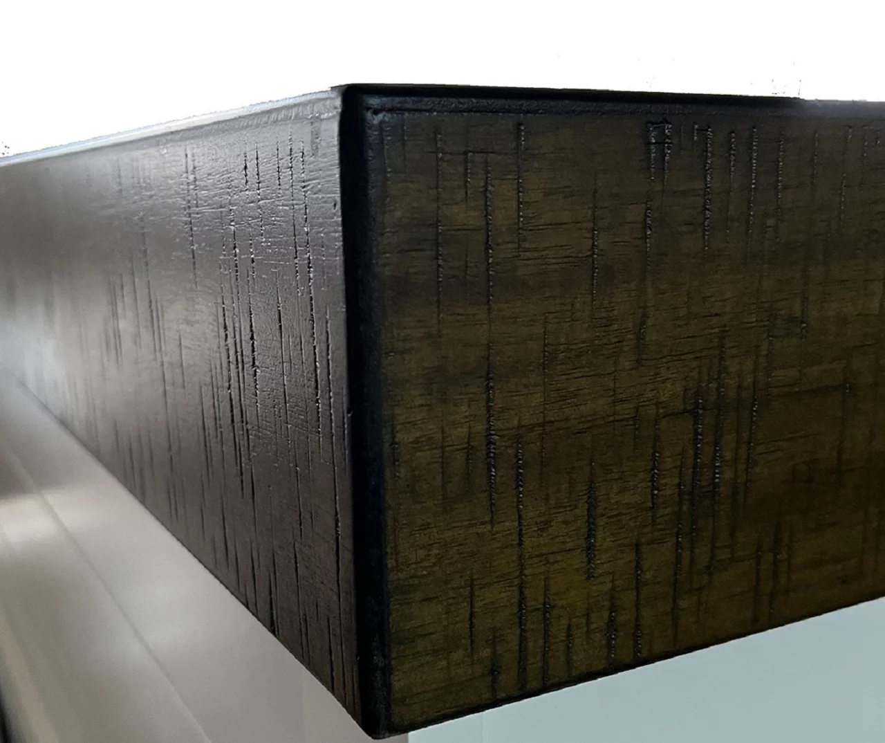 62" White Shiplap Grand Electric Fireplace - Image 5