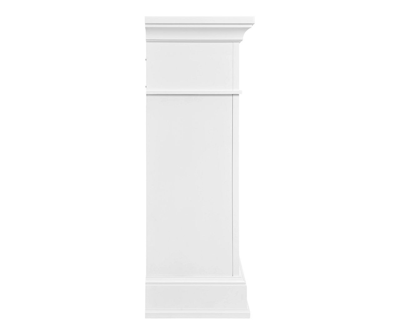 62" White Marble Grand Electric Fireplace Console - Image 10