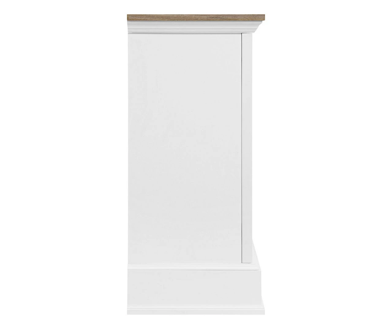 60" White 2-Door Electric Fireplace Console - Image 10
