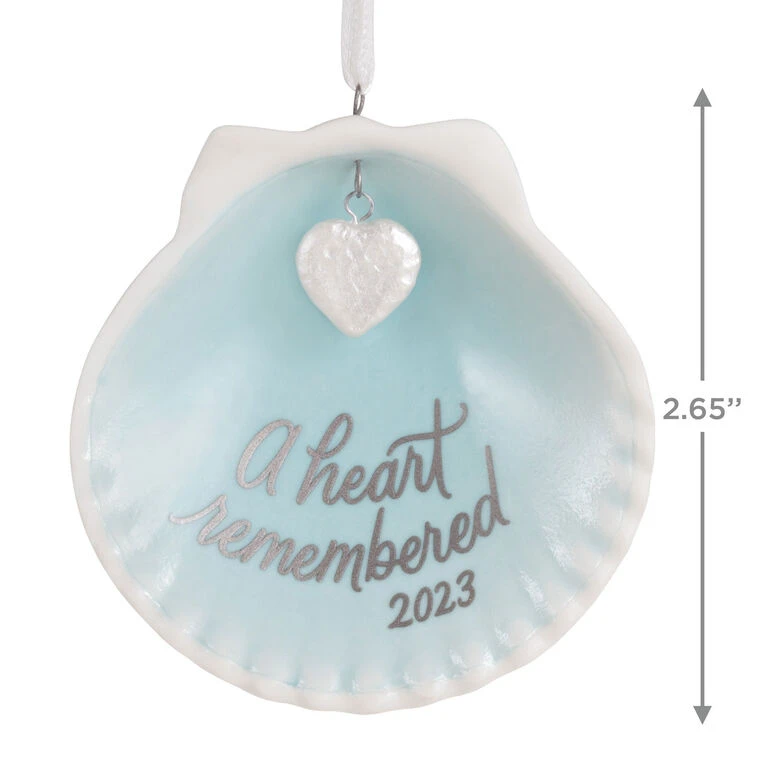Hallmark A Heart Remembered 2023 Porcelain Ornament - Image 3