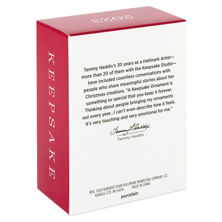 Hallmark A Heart Remembered 2023 Porcelain Ornament - Image 5