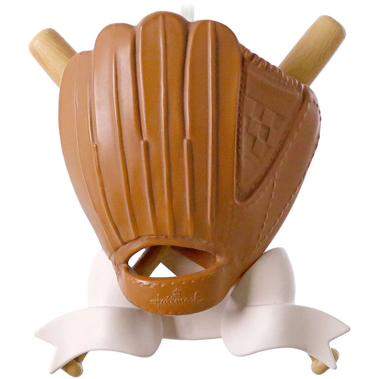 Hallmark America's Pastime Personalized Baseball Photo Ornament - Image 5