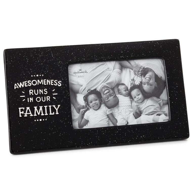 Hallmark Awesomeness Runs In Our Family Ceramic Picture Frame, 4x6