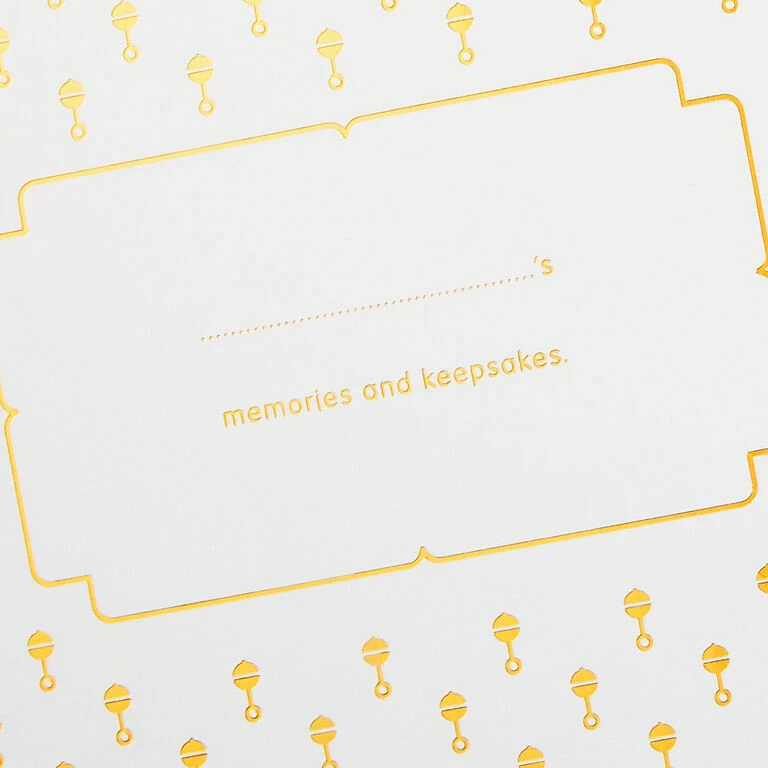 Hallmark Baby's Memories Gray Memory Box - Image 4