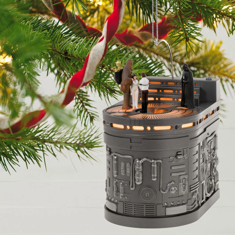 Hallmark Star Wars: The Empire Strikes Back™ Into The Carbon-Freezing™ Chamber Ornament With Light, Sound And Motion - Image 2