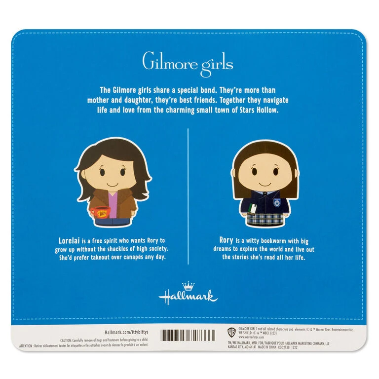 Hallmark Itty Bittys® Gilmore Girls Lorelai And Rory Gilmore Plush, Set Of 2 - Image 4