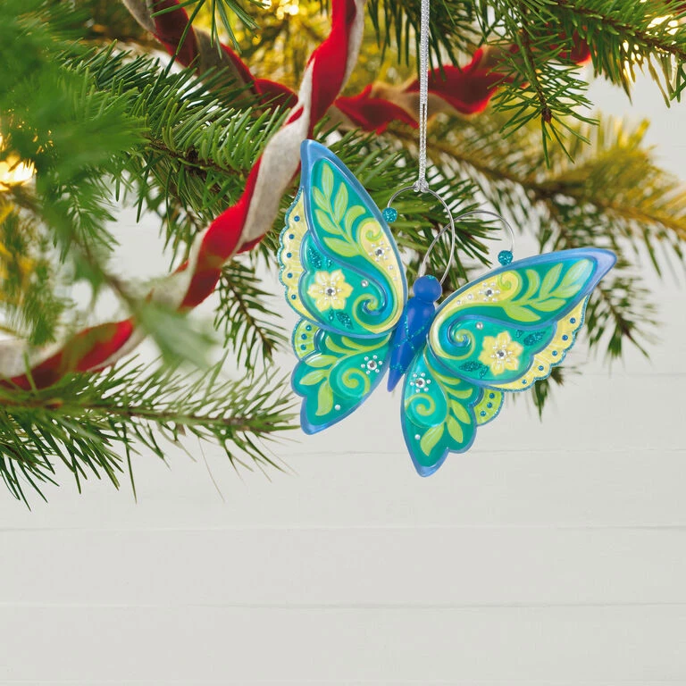 Hallmark Brilliant Butterflies Special Edition Ornament - Image 2