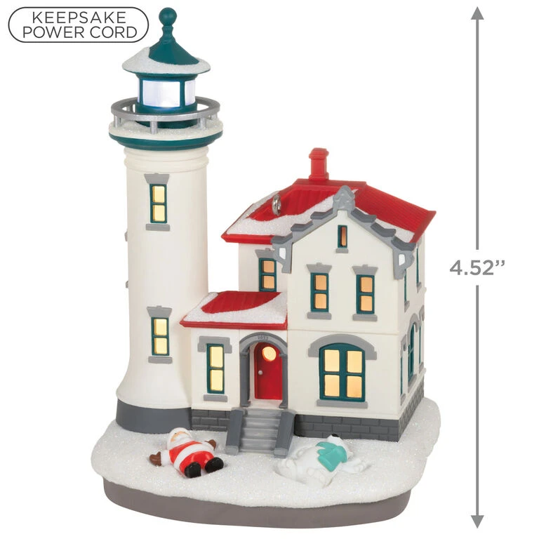 Hallmark Holiday Lighthouse 2023 Ornament With Light - Image 3