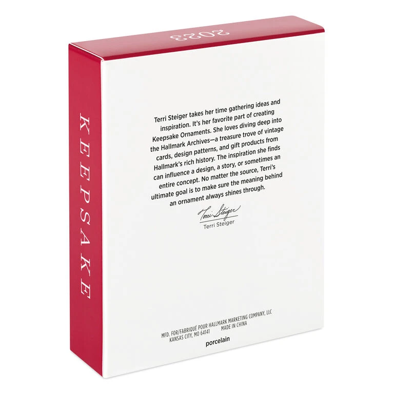 Hallmark We're Engaged! 2023 Porcelain Ornament - Image 5