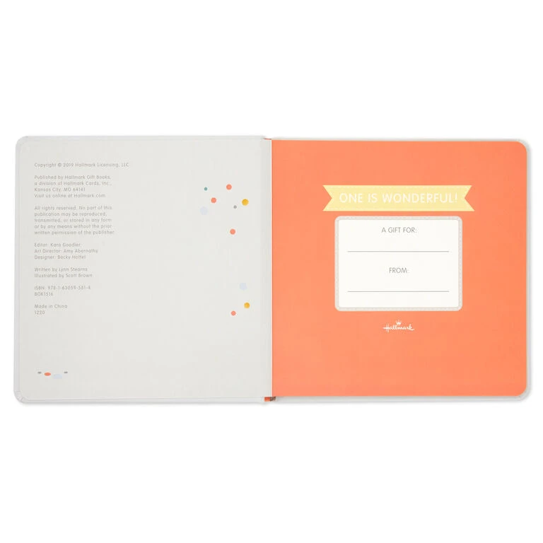 Hallmark One Is Wonderful! Birthday Book - Image 3