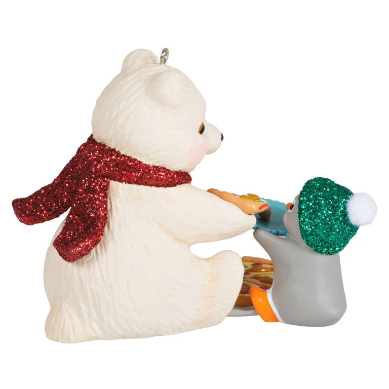 Hallmark Snowball And Tuxedo Sharing A Slice Ornament - Image 6