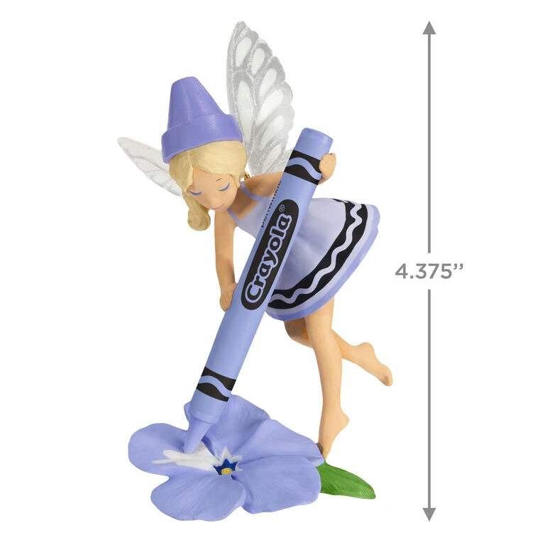 Hallmark Crayola® Periwinkle Fairy Ornament - Image 3