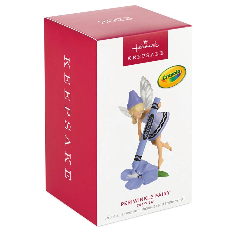 Hallmark Crayola® Periwinkle Fairy Ornament - Image 4