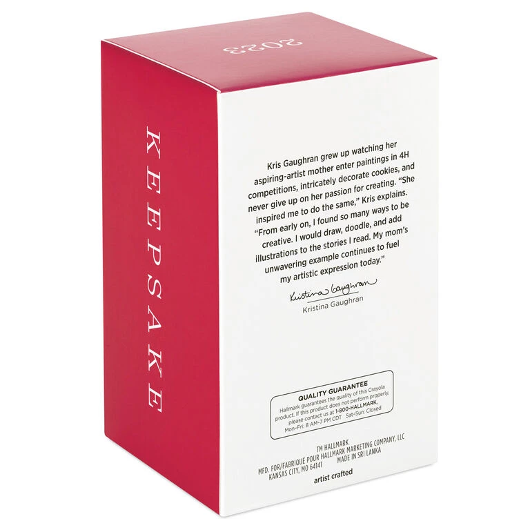 Hallmark Crayola® Periwinkle Fairy Ornament - Image 5