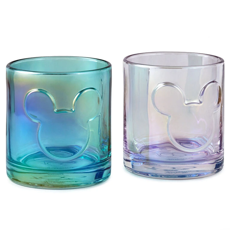 Hallmark Disney 100 Years Of Wonder Mickey Ears Glasses, Set Of 2