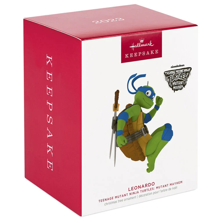 Hallmark Teenage Mutant Ninja Turtles: Mutant Mayhem Leonardo Ornament - Image 4