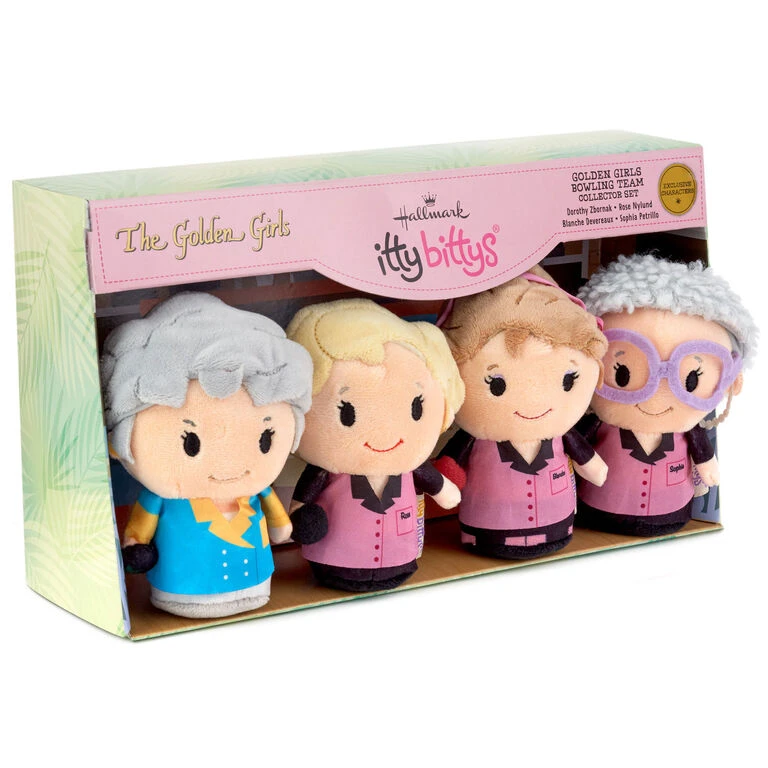 Hallmark Itty Bittys® The Golden Girls Bowling Team Plush Collector Set Of 4 - Image 3