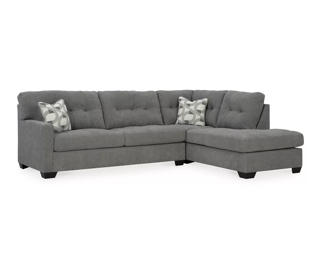 Signature Design By Ashley Highland Falls Gray Sectional - Image 3